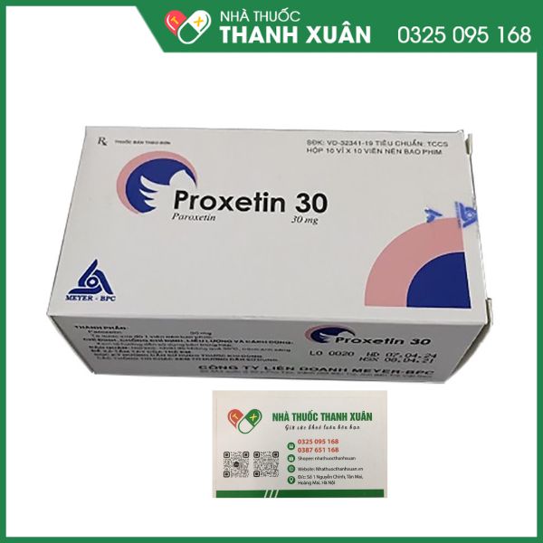 Proxetin 30 thuốc điều trị trầm cảm và rối loạn ám ảnh